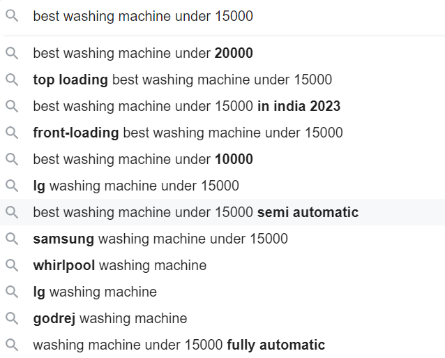 How to do keyword research for seo -google auto suggestion